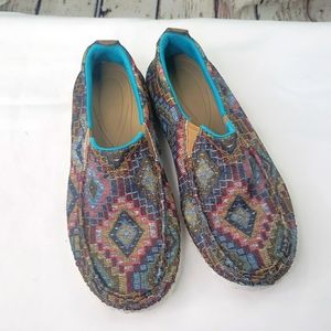 Twisted X Women's Zero X Aztec Slip On Casual Shoe WZXS002